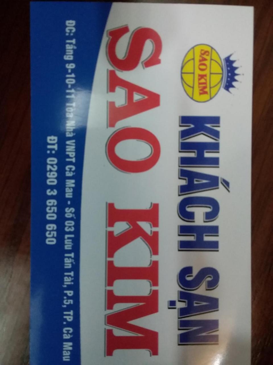 Sao Kim Hotell Cà Mau Exteriör bild